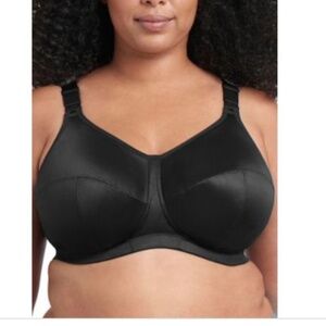 Goddess Plus Size Celeste Soft Cup Bra - Black NWT
